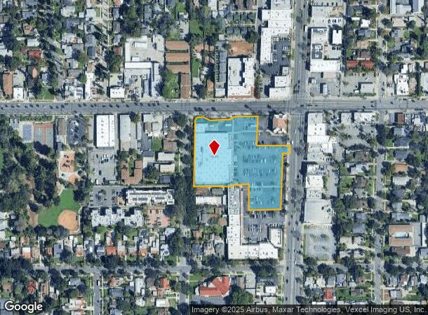  1239 N Lake Ave, Pasadena, CA Parcel Map