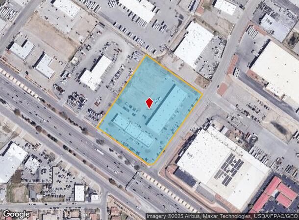  10961 Gateway Blvd W, El Paso, TX Parcel Map