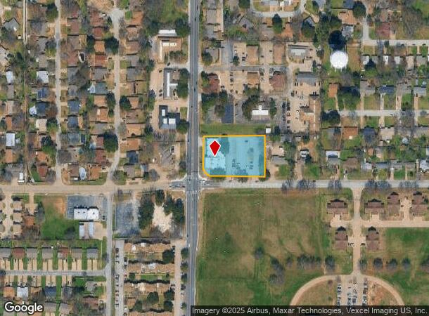 707 N Fielder Rd, Arlington, TX Parcel Map
