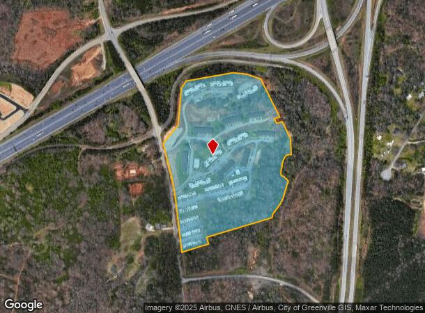  1 Lakeside Rd, Greenville, SC Parcel Map