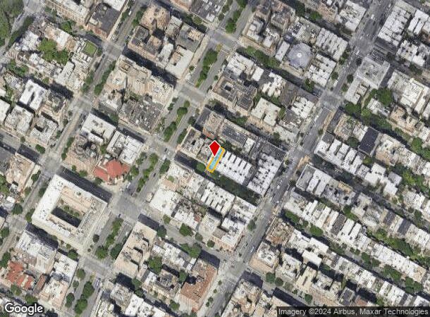  217 W 80Th St, New York, NY Parcel Map