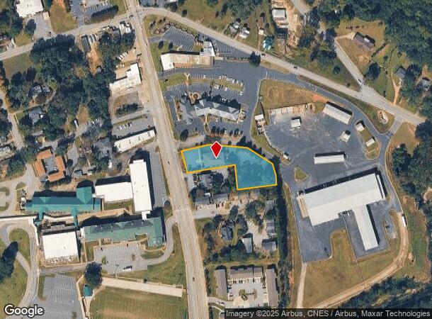 411 S Pendleton St, Easley, SC Parcel Map