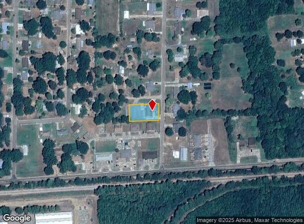  203 Quail Ln, Hooks, TX Parcel Map