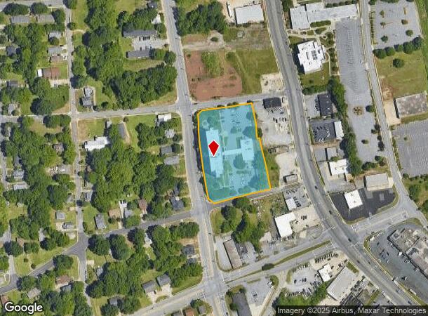 701 S Elm St, High Point, NC Parcel Map