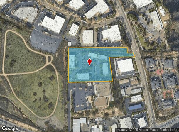  3710 Ruffin Rd, San Diego, CA Parcel Map