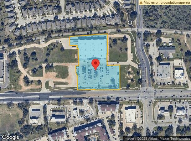  1310 W University Ave, Georgetown, TX Parcel Map