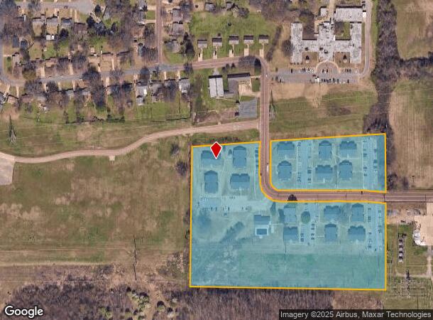  1725 Dorchester Dr, Southaven, MS Parcel Map