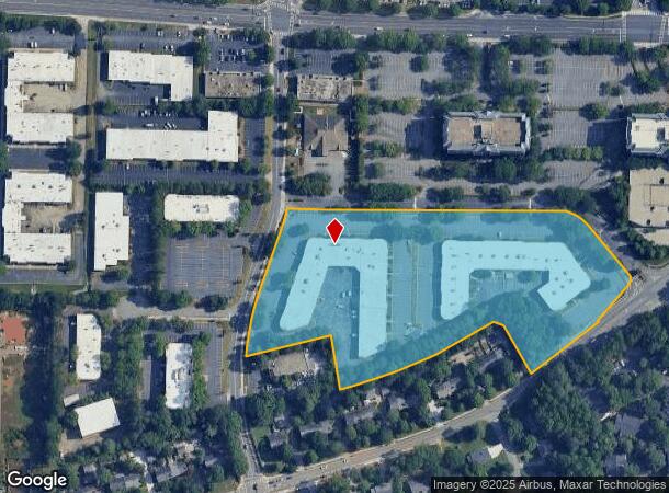 1020 Mansell Rd W, Roswell, GA Parcel Map