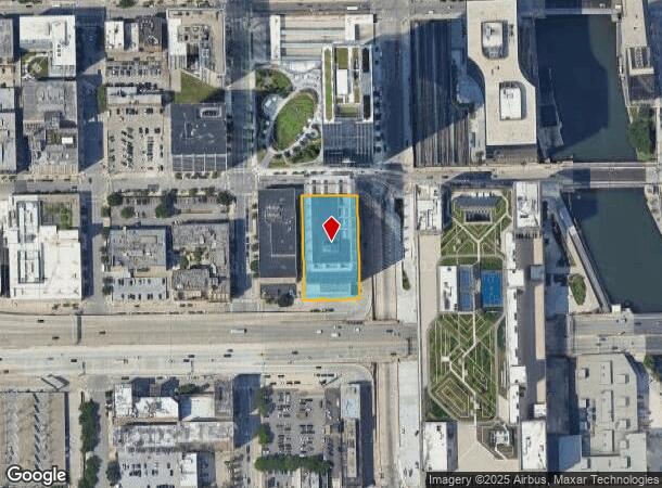  525 W Van Buren St, Chicago, IL Parcel Map