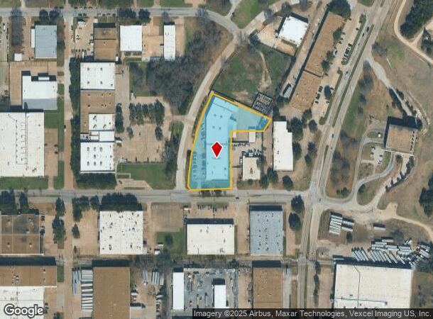  4031 Bronze Way, Dallas, TX Parcel Map