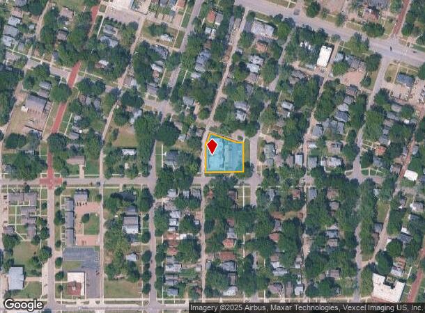  1111 Sw Fillmore St, Topeka, KS Parcel Map