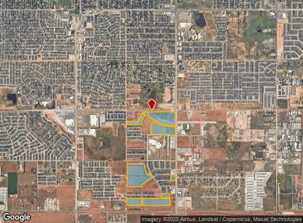  12206 Indiana Ave, Lubbock, TX Parcel Map