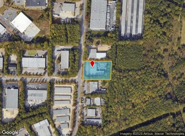 2445 Reliance Ave, Apex, NC Parcel Map