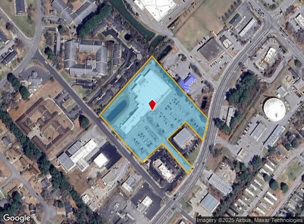1214 S Glenburnie Rd, New Bern, NC Parcel Map