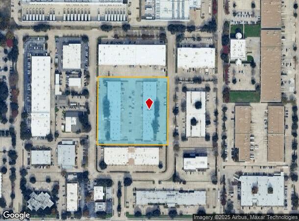  1200 Executive Dr W, Richardson, TX Parcel Map