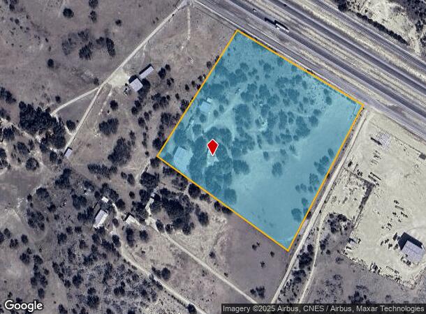  5499 S Service Rd, Sonora, TX Parcel Map