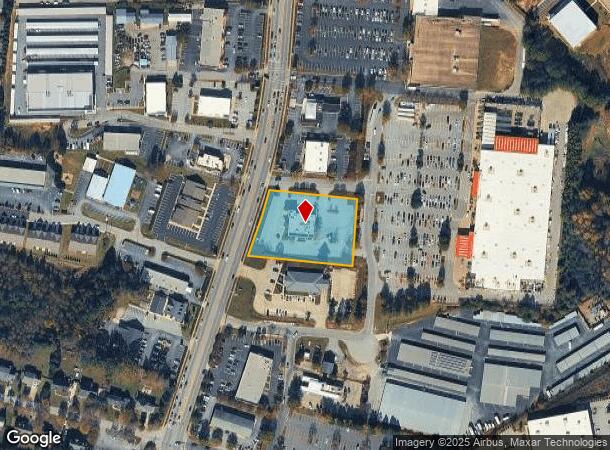  671 Fairview Rd, Simpsonville, SC Parcel Map