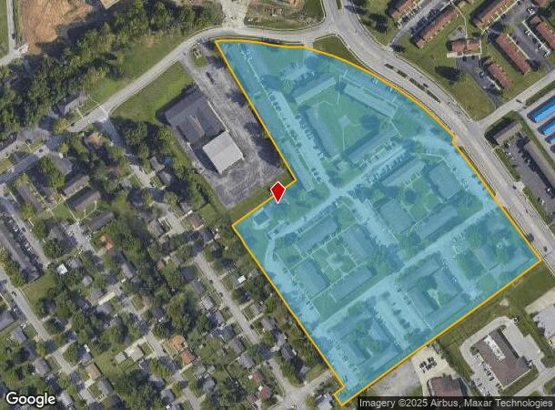  1815 Greentree Blvd, Clarksville, IN Parcel Map