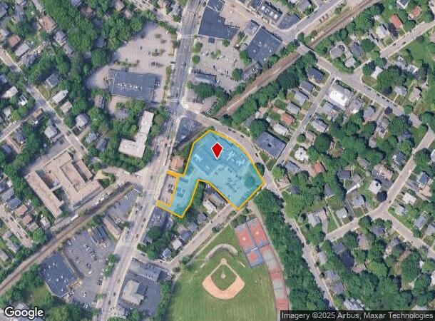 15 Bellevue St, West Roxbury, MA Parcel Map