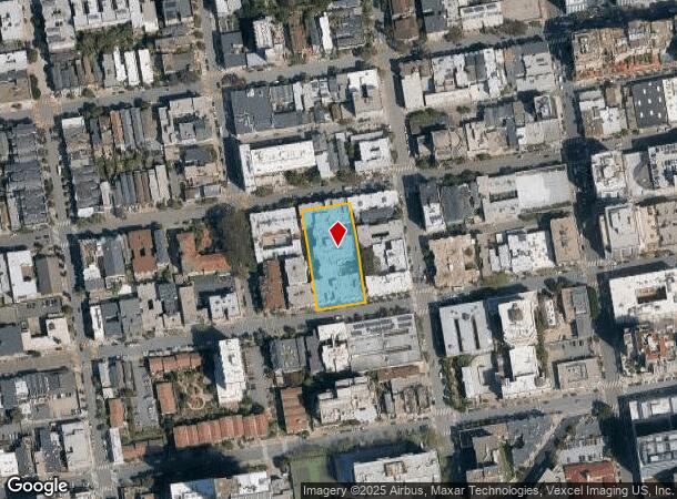 1550 Sutter St, San Francisco, CA Parcel Map