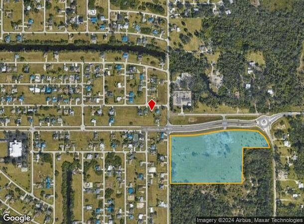  2313 Ne 24Th Ter, Cape Coral, FL Parcel Map