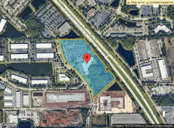  7301 Baymeadows Way, Jacksonville, FL Parcel Map