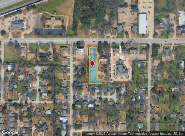 1404 W Abram St, Arlington, TX Parcel Map