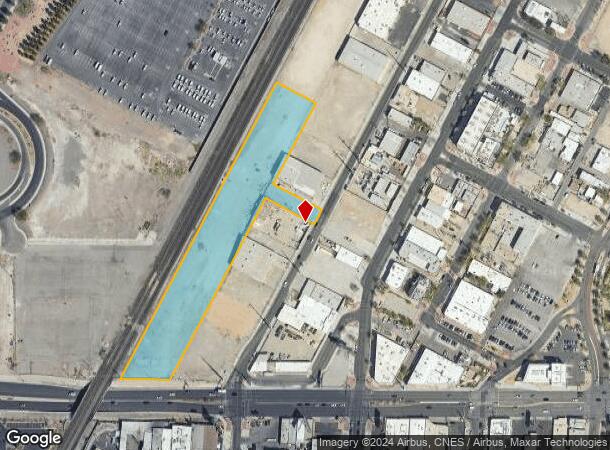  1022 S Commerce St, Las Vegas, NV Parcel Map