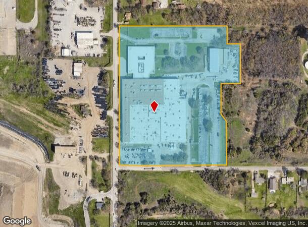 501 S Dick Price Rd, Kennedale, TX Parcel Map