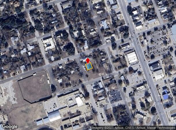  705 S Broad St, Lampasas, TX Parcel Map