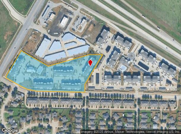 1255 Poinsettia Blvd, Denton, TX Parcel Map