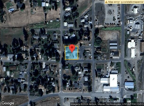  206 W Hamilton Ave, Fairfield, WA Parcel Map