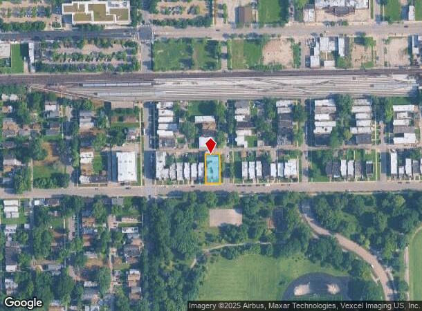 6348 S Ada St, Chicago, IL Parcel Map