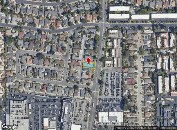  130 Kiely Blvd, Santa Clara, CA Parcel Map