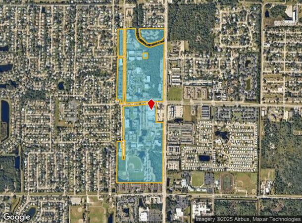 150 W University Blvd, Melbourne, FL Parcel Map