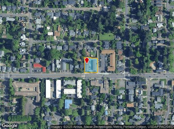 7337 Se Division St, Portland, OR Parcel Map