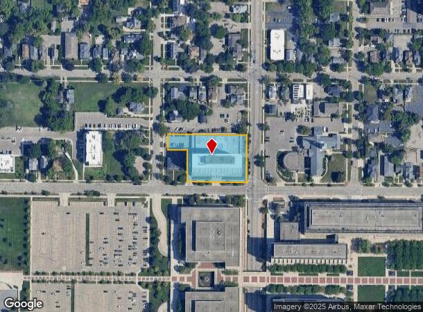  610 W Ottawa St, Lansing, MI Parcel Map