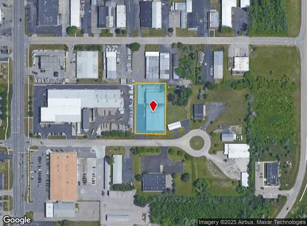  2858 Enterprise Ct, Saginaw, MI Parcel Map