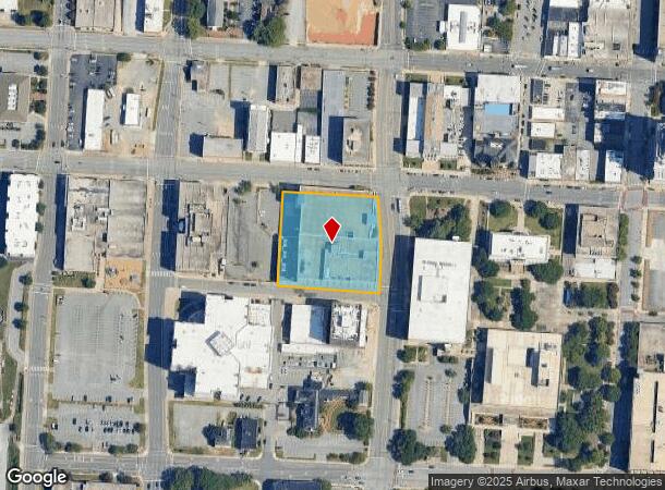100 S Eugene St, Greensboro, NC Parcel Map