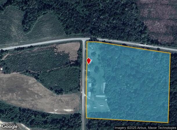  1400 Collier Rd, Sycamore, GA Parcel Map