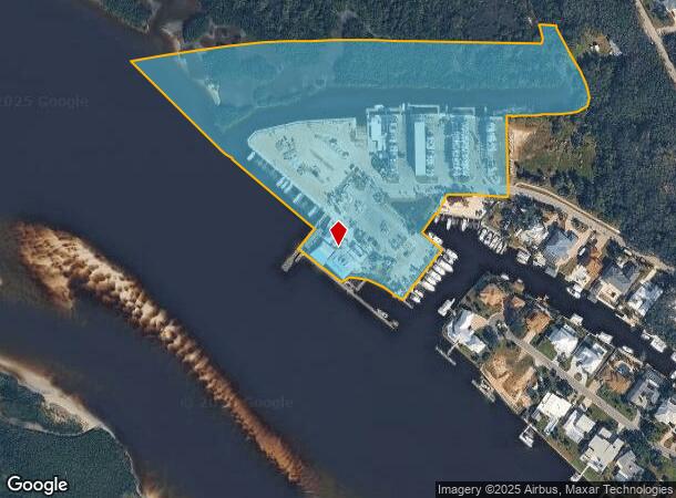 133 Inlet Harbor Rd, Ponce Inlet, FL Parcel Map