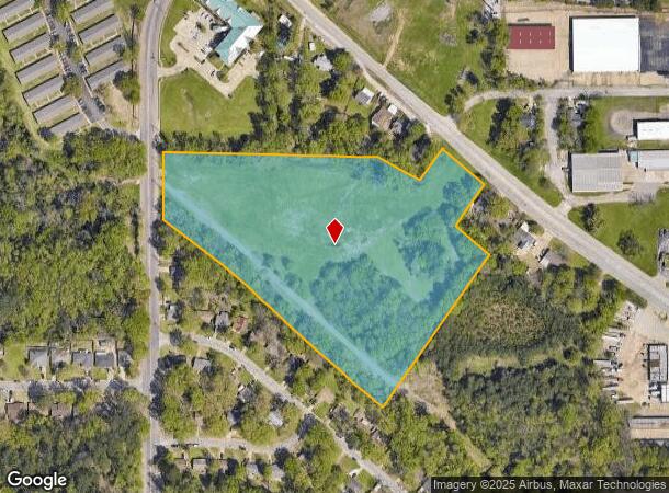 606 Golden Rd, Tyler, TX Parcel Map