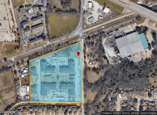  1501 Mockingbird Ln, Denton, TX Parcel Map