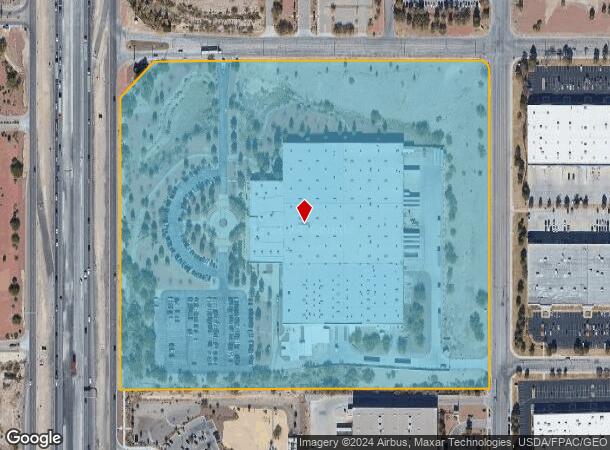  7800 Trade Center Ave, El Paso, TX Parcel Map