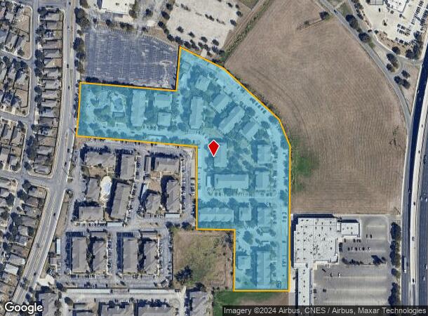  1538 Cable Ranch Rd, San Antonio, TX Parcel Map