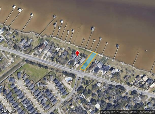  5027 W Bayshore Dr, Bacliff, TX Parcel Map