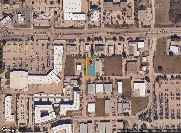 3817 Industrial St, Rowlett, TX Parcel Map