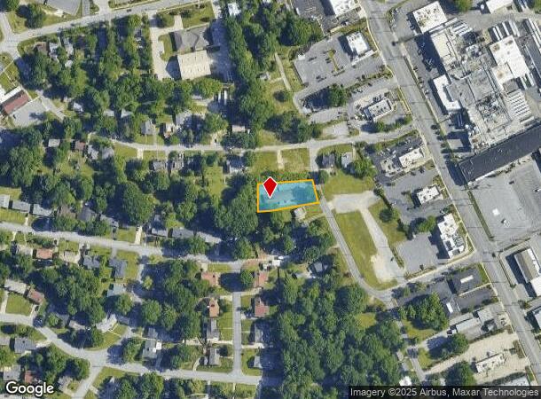  1613 Long St, High Point, NC Parcel Map