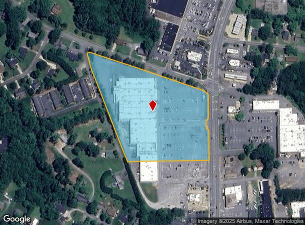  2427 N Center St, Hickory, NC Parcel Map