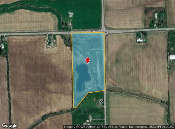 2901 N Berkey Southern Rd, Swanton, OH Parcel Map